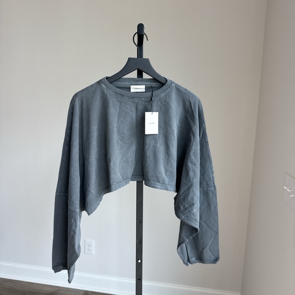 NWT Joah Brown slouchy crop long sleeve S/M - Main Image